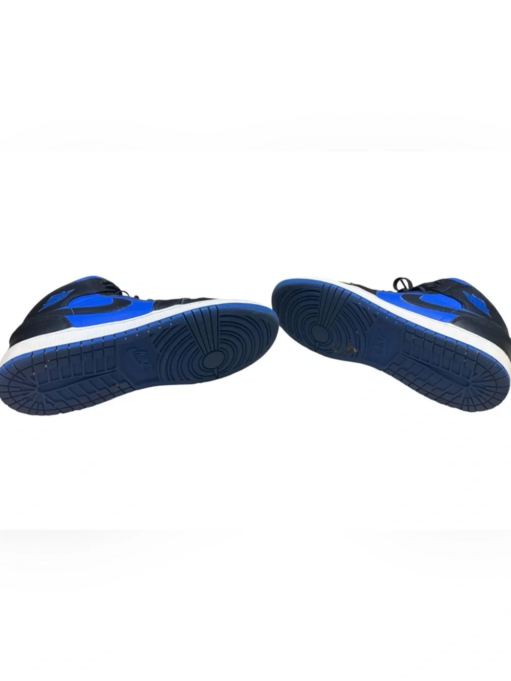 Nike Kids Air Jordan 1 Mid GS Black Royal  Blue 7Y